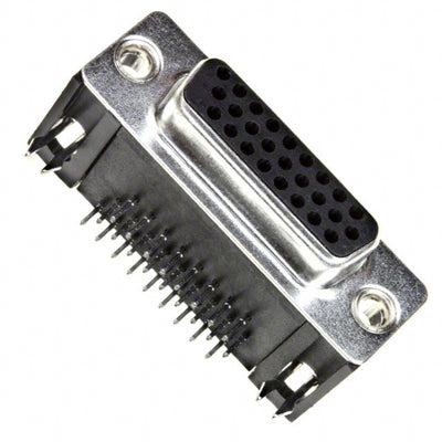 17EBH-026-S-AM-0-10 by Amphenol ICC (Commercial Products) - CONNECTOR D-SUB HD RCPT 26P R/A SLDR