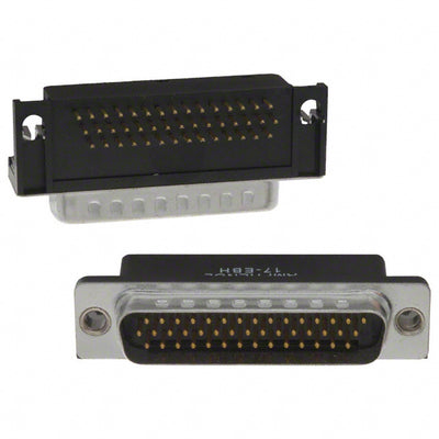 17EBH-044-P-AM-0-10 by Amphenol ICC (Commercial Products) - CONNECTOR D-SUB HD PLUG 44P R/A SLDR