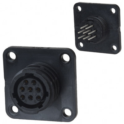 1-208657-1 by TE Connectivity AMP Connectors - CONNECTOR RECPT FMALE 8POS GOLD SOLDER