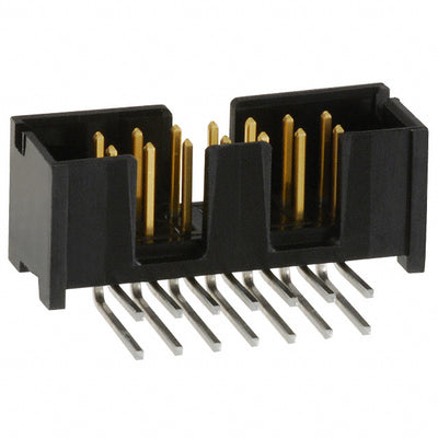 103310-2 by TE Connectivity AMP Connectors - CONNECTOR HEADER R/A 14POS 2.54MM