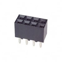5-535542-4 by TE Connectivity AMP Connectors - CONNECTOR RECPT 8POS 0.1 GOLD PCB