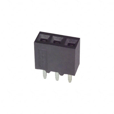 5-535541-1 by TE Connectivity AMP Connectors - CONNECTOR RECPT 3POS 0.1 GOLD PCB