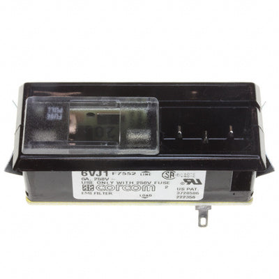6VJ1 by TE Connectivity Corcom Filters - PWR ENT MOD RCPT IEC320-C14 PNL