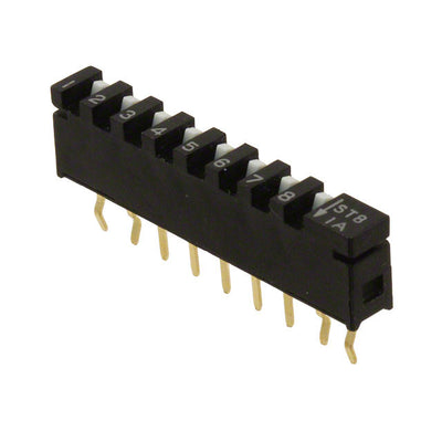 STV08 by TE Connectivity ALCOSWITCH Switches - SWITCH SLIDE DIP SPST 10MA 5V