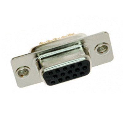 180-015-203L011 by NorComp Inc. - CONNECTOR D-SUB HD RCPT 15POS PNL MNT