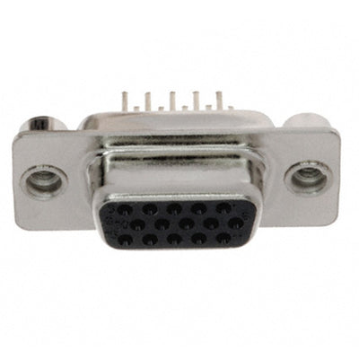 180-015-213R021 by NorComp Inc. - CONNECTOR D-SUB HD RCPT 15POS PNL MNT