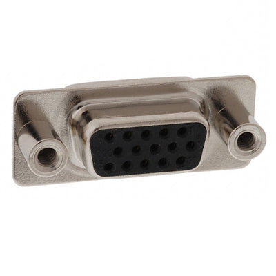 180-015-213R031 by NorComp Inc. - CONNECTOR D-SUB HD RCPT 15POS PNL MNT