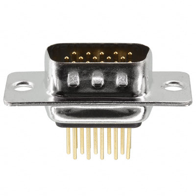 180-M15-113R001 by NorComp Inc. - CONNECTOR D-SUB HD PLUG 15POS PNL MNT