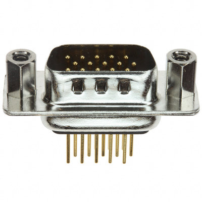 180-M15-113R031 by NorComp Inc. - CONNECTOR D-SUB HD PLUG 15POS PNL MNT
