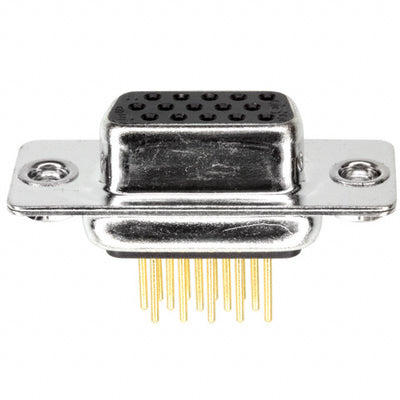 180-M15-213R011 by NorComp Inc. - CONNECTOR D-SUB HD RCPT 15POS PNL MNT