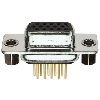 180-M15-213R021 by NorComp Inc. - CONNECTOR D-SUB HD RCPT 15POS PNL MNT
