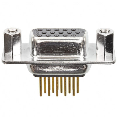 180-M15-213R031 by NorComp Inc. - CONNECTOR D-SUB HD RCPT 15POS PNL MNT