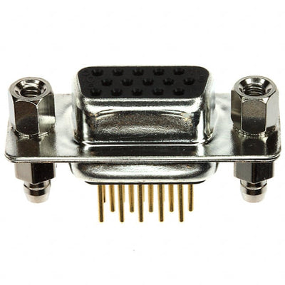 180-M15-213R911 by NorComp Inc. - CONNECTOR D-SUB HD RCPT 15POS PNL MNT