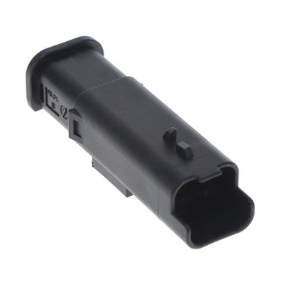 1801174-1 by TE Connectivity AMP Connectors - 2W TAB HP CONNECTOR BLACK