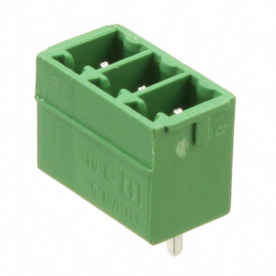 1917587 by Phoenix Contact - TERM BLOCK HDR 3POS VERT 3.81MM