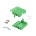 1803918 by Phoenix Contact - CONNECTOR TERM BLK CABLE HSG GRN 7POS