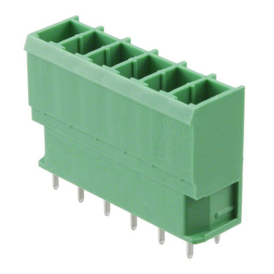 1804726 by Phoenix Contact - TERM BLOCK HDR 6POS VERT 7.62MM