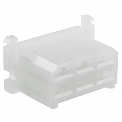180904 by TE Connectivity AMP Connectors - CONNECTOR RECPT HSG 0.25 6POS NATURAL