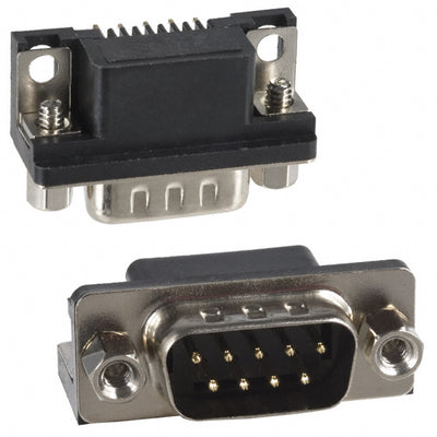 182-009-113R181 by NorComp Inc. - CONNECTOR D-SUB PLUG 9POS R/A SLDR