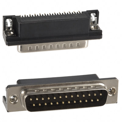 182-025-112-531 by NorComp Inc. - CONNECTOR D-SUB PLUG 25POS R/A SLDR