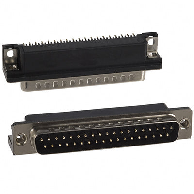 182-037-112-171 by NorComp Inc. - CONNECTOR D-SUB PLUG 37POS R/A SLDR