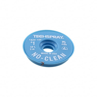 1820-50F by Techspray - DESOLDER BRAID NO-CLN 0.035"" 50