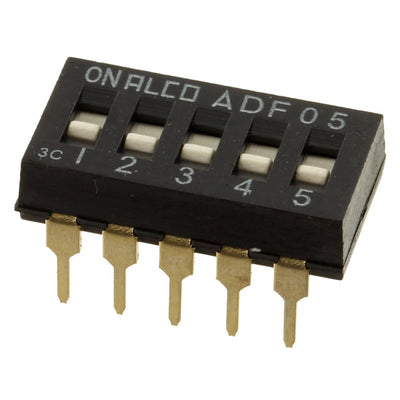 1825002-7 by TE Connectivity ALCOSWITCH Switches - SWITCH SLIDE DIP SPST 25MA 24V