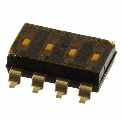1825006-8 by TE Connectivity ALCOSWITCH Switches - SWITCH SLIDE DIP SPST 25MA 24V