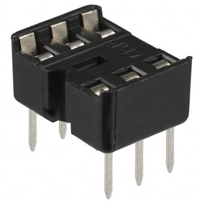 1825093-1 by TE Connectivity AMP Connectors - CONNECTOR IC DIP SOCKET 6POS GOLD