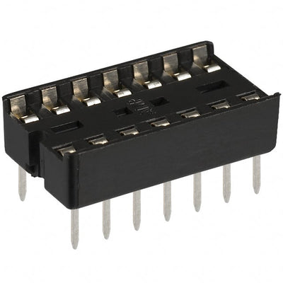1825093-3 by TE Connectivity AMP Connectors - CONNECTOR IC DIP SOCKET 14POS GOLD