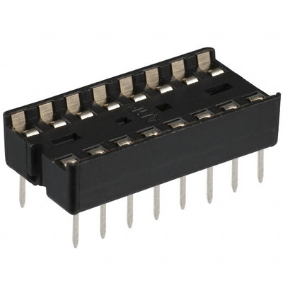 1-1825093-4 by TE Connectivity AMP Connectors - CONNECTOR IC DIP SOCKET 16POS GOLD