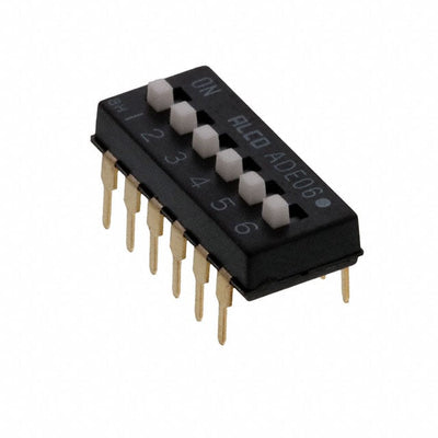 1825360-4 by TE Connectivity ALCOSWITCH Switches - SWITCH SLIDE DIP SPST 100MA 24V
