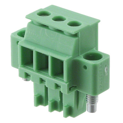 1863314 by Phoenix Contact - TERM BLOCK PLUG 3POS 90DEG 3.5MM