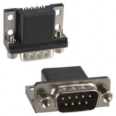 183-009-112-181 by NorComp Inc. - CONNECTOR D-SUB PLUG 9POS R/A SLDR