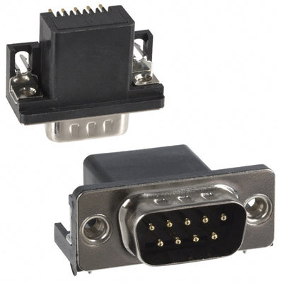 183-009-112-531 by NorComp Inc. - CONNECTOR D-SUB PLUG 9POS R/A SLDR