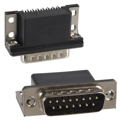 183-015-113R161 by NorComp Inc. - CONNECTOR D-SUB PLUG 15POS R/A SLDR