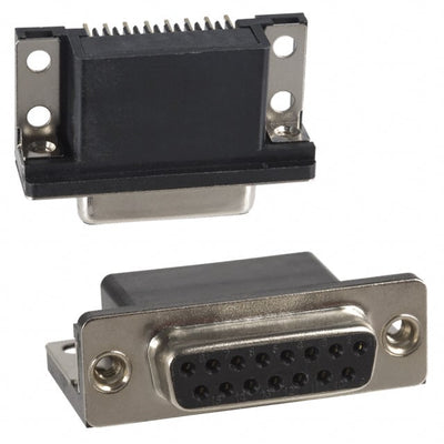 183-015-213R171 by NorComp Inc. - CONNECTOR D-SUB RCPT 15POS R/A SLDR