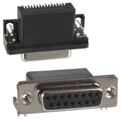 183-015-212-531 by NorComp Inc. - CONNECTOR D-SUB RCPT 15POS R/A SLDR