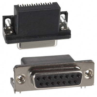 183-015-213R531 by NorComp Inc. - CONNECTOR D-SUB RCPT 15POS R/A SLDR