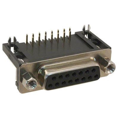 183-015-213R541 by NorComp Inc. - CONNECTOR D-SUB RCPT 15POS R/A SLDR