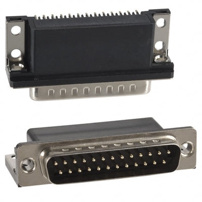 183-025-112-161 by NorComp Inc. - CONNECTOR D-SUB PLUG 25POS R/A SLDR