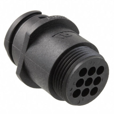 183079-1 by TE Connectivity AMP Connectors - CONNECTOR RECPT HSNG MALE 9POS INLINE