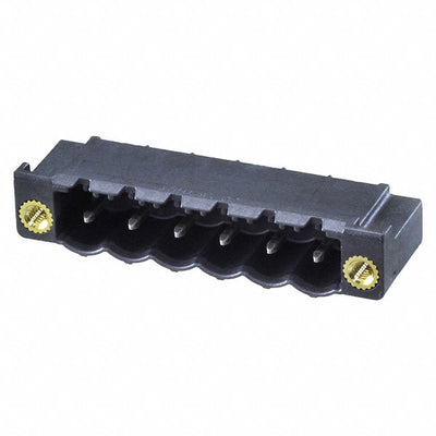 1837404 by Phoenix Contact - TERM BLOCK HDR 6POS BLK