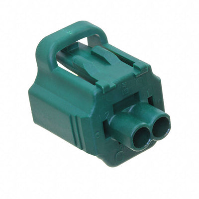 184006-1 by TE Connectivity AMP Connectors - 2 POS. PLUG ASSY, KEY D, GREEN