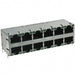 1840326-1 by TE Connectivity AMP Connectors - CONNECTOR MAGJACK 12PORT 1000 BASE-T