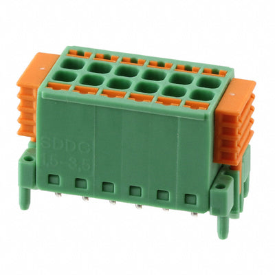 1848684 by Phoenix Contact - TERM BLOCK 6POS TOP ENTRY 3.5MM