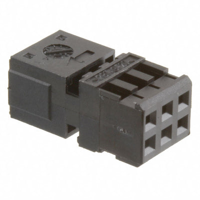 185311-1 by TE Connectivity AMP Connectors - CONNECTOR RECPT HSG 6POS 2.54MM
