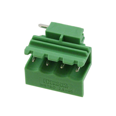 1861060 by Phoenix Contact - TERM BLOCK HDR 4POS 90DEG 5MM