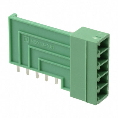 1861756 by Phoenix Contact - TERM BLOCK HDR 5POS 90DEG 3.81MM