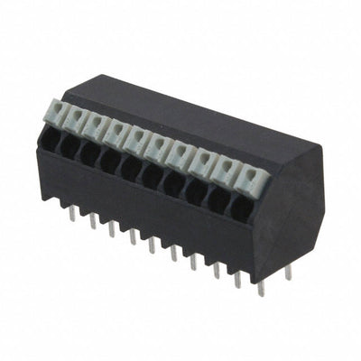 1885730000 by WeidmÃ¼ller - TERM BLOCK 10POS 45DEG 3.5MM PCB